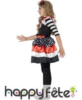 Costume Skull robe bouffante pour fillette, image 5