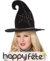 Chapeau sorcière toile araignée, image 1