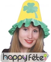 Chapeau trèfle à 4 feuilles