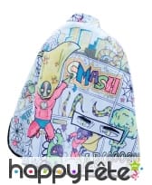 Cape toile d'araignée à colorier pour garçon