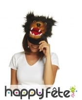 Chapeau tête d'ours pour adulte