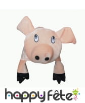 Chapeau tête de cochon pour adulte