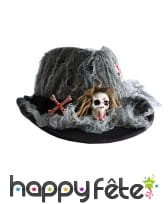 Chapeau toile daraignée Halloween