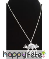 Collier tète de mort, image 1