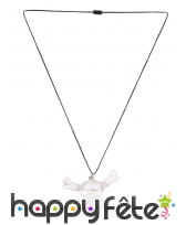 Collier tête de mort lumineuse