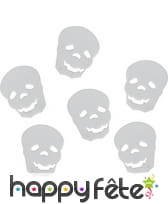 Confettis tête de mort pour table de Halloween, image 2