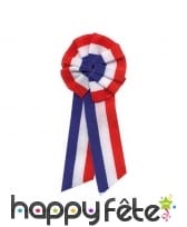 Cocarde tricolore papier 12cm adhesif, image 1