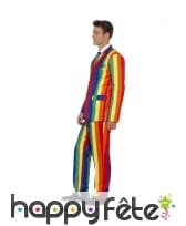 Costume trois pièces arc en ciel, image 1
