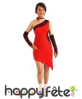 Costume tango rouge