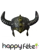 Casque vicking avec cornes en latex