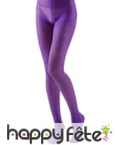 Collants violets brillants