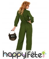 Combinaison verte de femme pilote de l'air, image 1