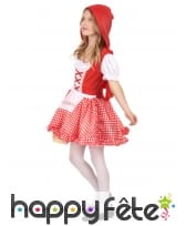 Costume vichy de petit chaperon rouge pour enfant, image 1