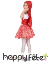 Costume vichy de petit chaperon rouge pour enfant, image 2