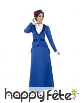 Costume victorien de nounou pour femme