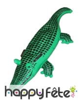 Crocodile vert gonflable