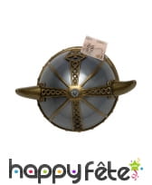 Casque viking or et argent, image 1