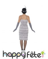 Déguisement années 20, flappers argenté, image 2