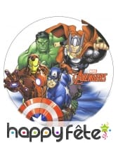 Disque azyme Avengers de 20cm
