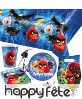 Décorations Angry Birds de table d'anniversaire
