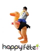 Déguisement à dos d'autruche gonflable, image 3