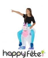 Déguisement à dos de licorne pour enfant, image 2