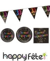 Déco Anniversaire feux d'artifice