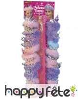 Diadème avec froufrou mauve, image 2