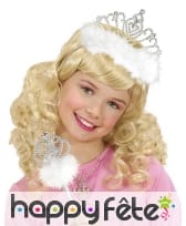 Diadème avec froufrous, sur barrette, image 1