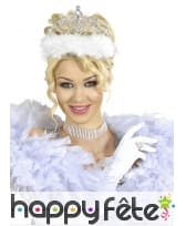 Diadème avec froufrous, sur barrette, image 2