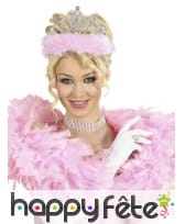 Diadème avec froufrous, sur barrette, image 3