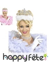 Diadème avec froufrous, sur barrette