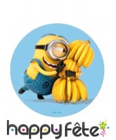 Disque azyme Minions de 20 centimètres, image 1