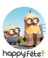 Disque azyme Minions de 20 centimètres