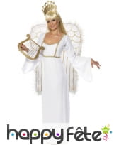 Déguisement d'ange avec couronne et ailes, image 1