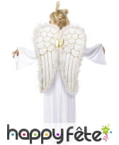 Déguisement d'ange avec couronne et ailes, image 2