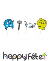 Décoration Avengers pop comic pour table, image 7