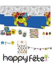 Décoration Avengers pop comic pour table