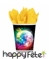 Décos boules à facette pour table d'anniversaire, image 1