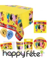 Décorations Barbapapa de table d'anniversaire