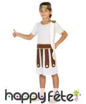 Déguisement blanc de petit romain