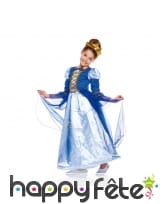 Déguisement bleu de reine pour enfant