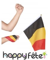 Drapeau Belgique de 35 X 45 cm sur tige, image 1