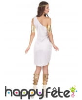 Déguisement blanc et doré de déesse Grecque, image 2