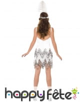 Déguisement blanc jeune fille délurée sexy, image 2