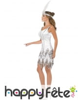 Déguisement blanc jeune fille délurée sexy, image 3