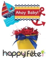 Déco bébé marin pour table d'anniversaire, image 5