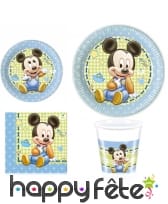 Déco Bébé Mickey d'anniversaire