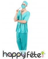 Déguisement bloc opératoire pour adulte, image 2