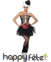 Déguisement burlesque squelette intestin